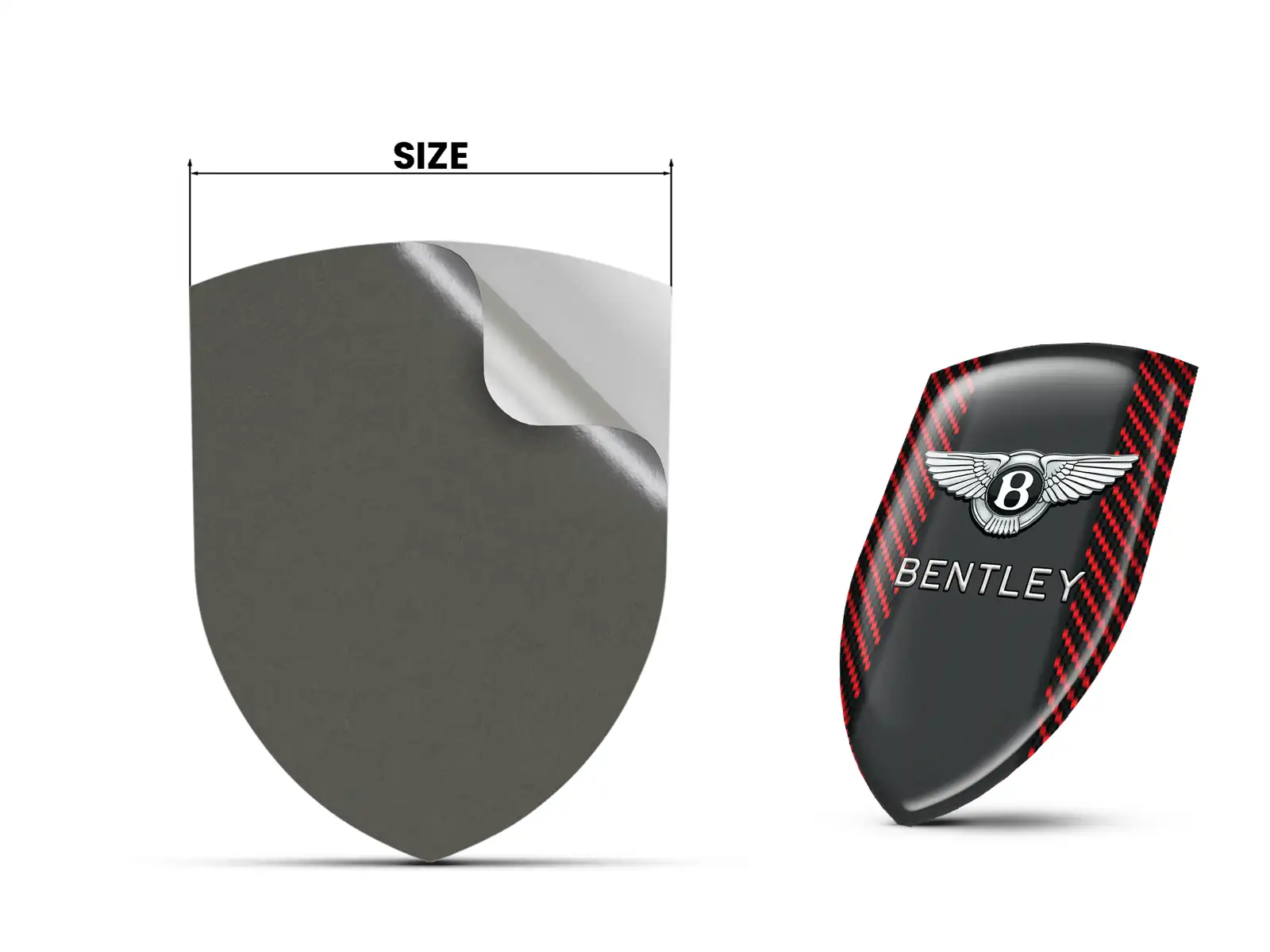 Bentley Adesivi Logo Aziendali Sportivi Tuning Regolabili